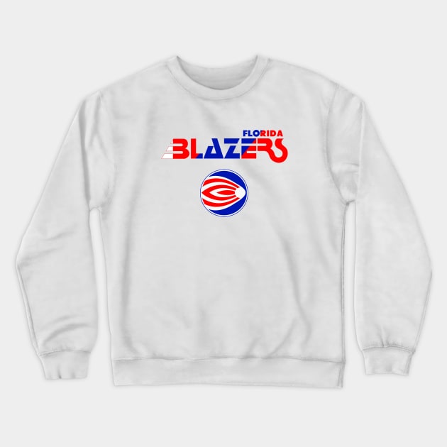 Defunct Florida Blazers WFL Football Crewneck Sweatshirt by LocalZonly